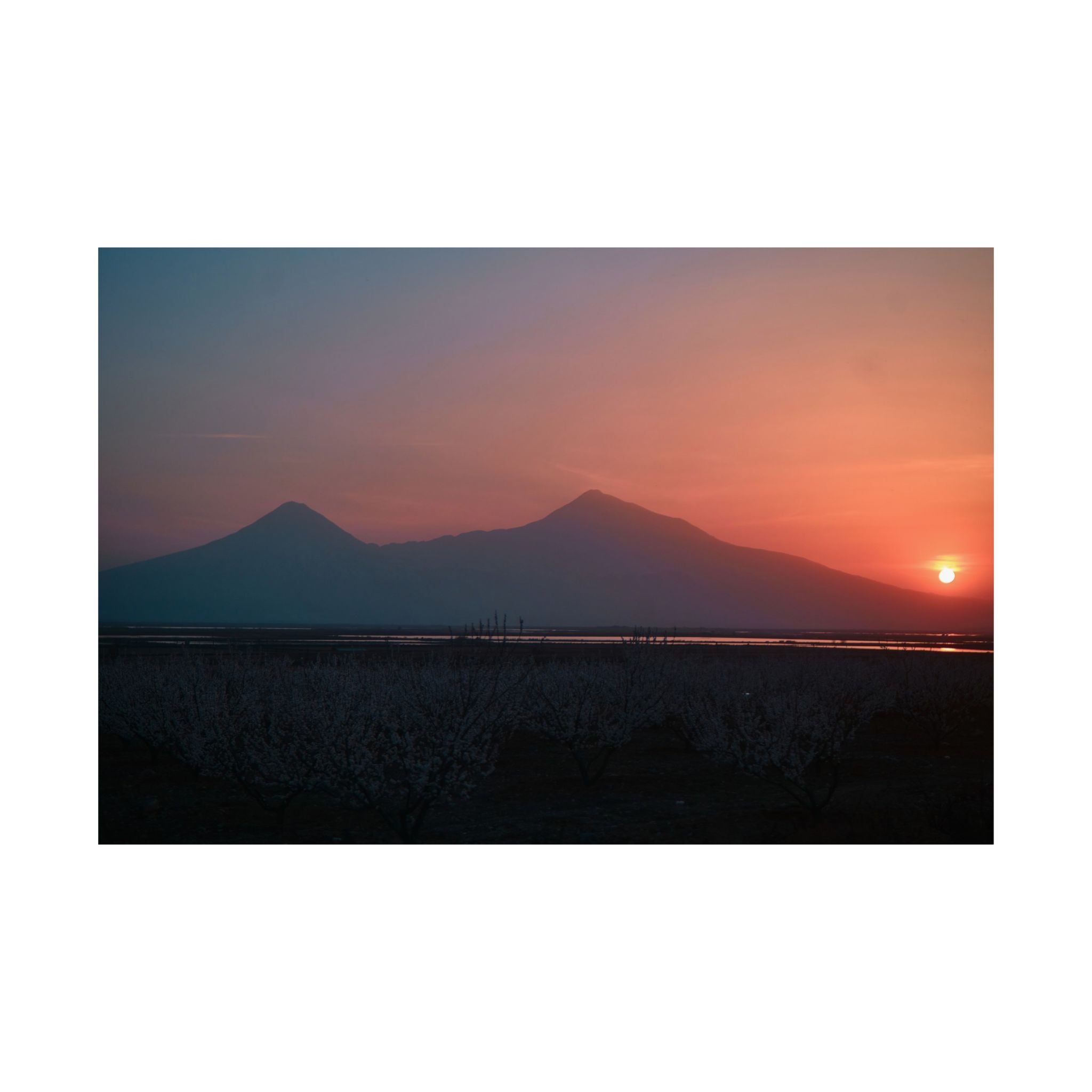 Sunset Descending Upon Ararat