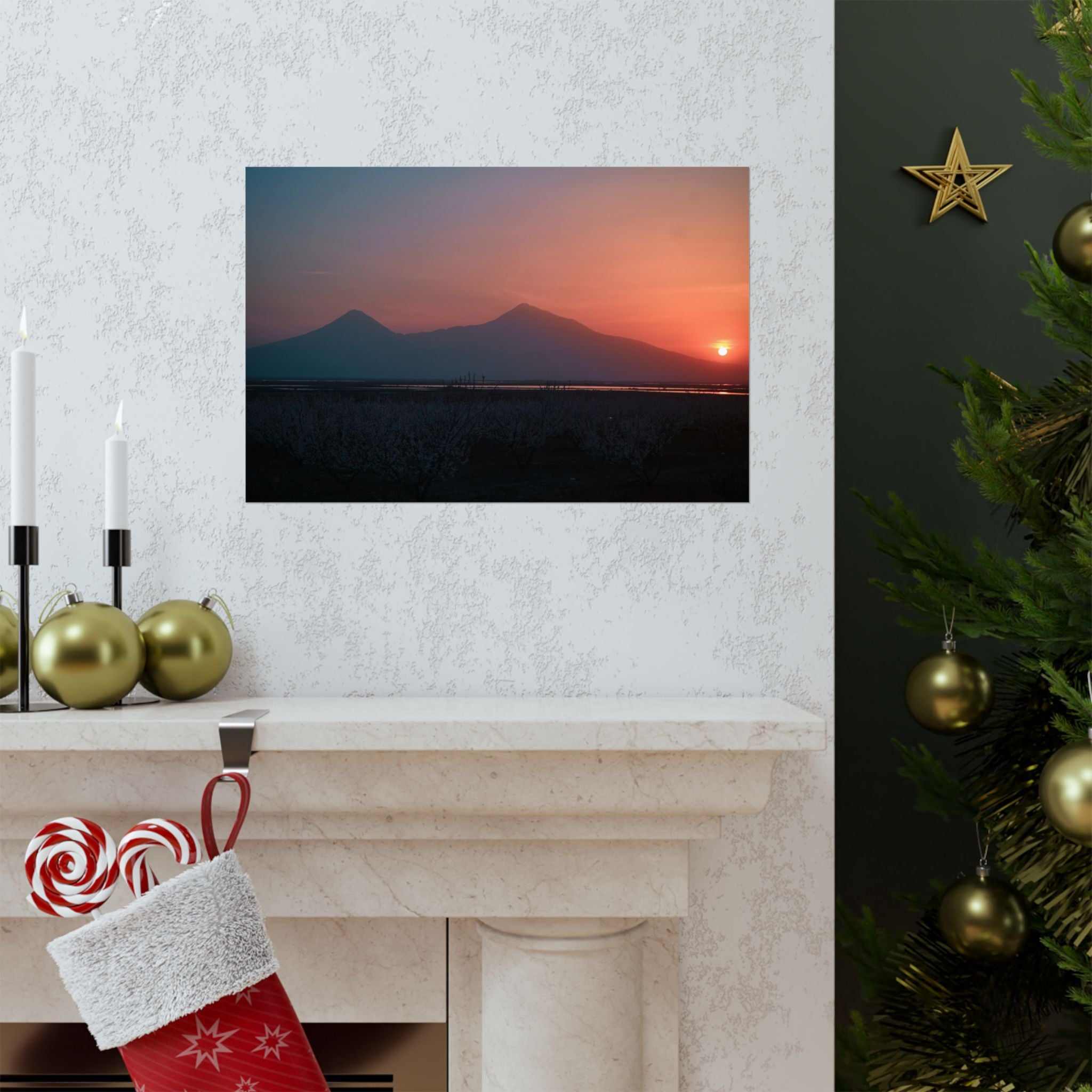 Sunset Descending Upon Ararat
